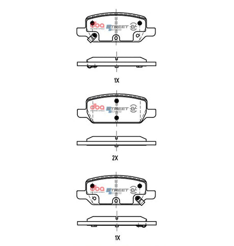 Ssev Street Series Brake Pads Tesla 3 Standard/Long Range (No Up-Grade) 2019 On Rear DB15159SSEV - DBA | Universal Auto Spares