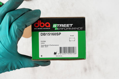Sp Performance Brake Pads Tesla Model Y Performance 2023 On Front DB15160SP - DBA | Universal Auto Spares