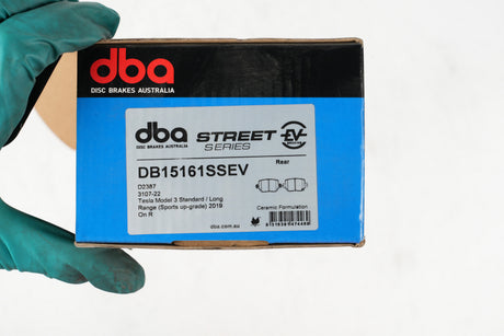 Ssev Street Series Brake Pads Tesla 3 Standard/Long Range (Sports Up-Grade) 2019 On Rear DB15161SSEV - DBA | Universal Auto Spares