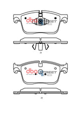 Ss Street Series Brake Pads Jaguar Xe 18 Inch Wheels 2017-2019 Front DB15162SS - DBA | Universal Auto Spares
