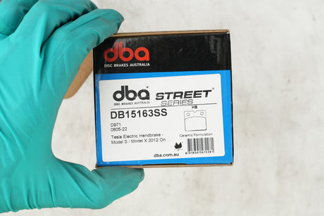Ss Street Series Brake Pads Tesla Electric Handbrake Model S/Model X 2012 On Hb DB15163SS - DBA | Universal Auto Spares