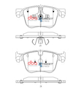 Front Street Series Brake Pads Peugeot DB15164SS - DBA