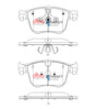 Front Street Series Brake Pads Peugeot DB15164SS - DBA