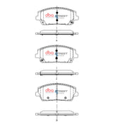 Ss Street Series Brake Pads Hyundai PALISADE2020 On Front DB15169SS - DBA