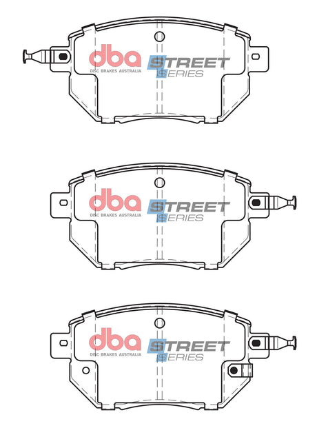 Ss Street Series Brake Pads Nissan Murano 2005-2011 Front DB1516SS - DBA | Universal Auto Spares