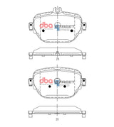 Ss Street Series Brake Pads Mercedes-Benz E-Matic & Other Various On Rear DB15171SS - DBA