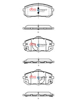 Ss Street Series Brake Pads Hyundai Tucson Nx/Kia Sportage Nq 2021 On Front DB15177SS - DBA