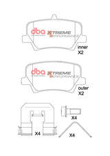 Xp Performance Brake Padsvolvo XC40 XC602017 -> Rear DB15179XP - DBA | Universal Auto Spares