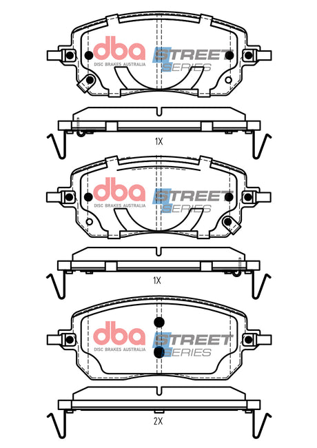 Ss Street Series Brake Pads Haval Jolion 2021 On Front DB15183SS - DBA | Universal Auto Spares