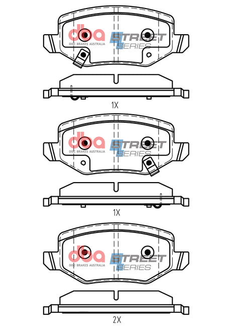 Ss Street Series Brake Pads Haval Jolion 2021 On Rear DB15184SS - DBA | Universal Auto Spares