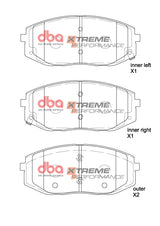 Xp Performance Brake Pads Hyundai Staria Us 2021 On Front DB15185XP - DBA | Universal Auto Spares
