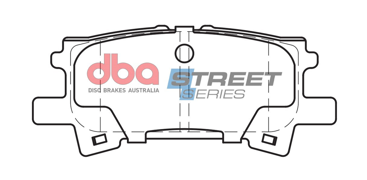 Ss Street Series Brake Pads Lexus & Toyota 2003-2014 Rear DB1518SS - DBA