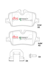 Sp Performance Brake Pads Bmw 420I 2023 On Rear DB15191SP - DBA