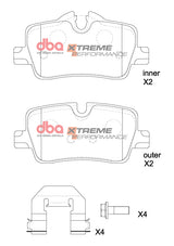 Xp Performance Brake Pads Bmw 420I 2023 On Rear DB15191XP - DBA