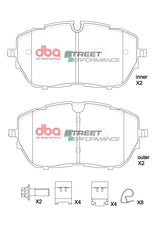 Sp Performance Brake Pads Citroen C5X Shine 2023 -> Front DB15192SP - DBA | Universal Auto Spares