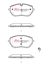 Ss Street Series Brake Pads Citroen C5X Shine 2023 -> Front DB15192SS - DBA | Universal Auto Spares