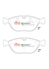Sp Performance Brake Pads Chrysler Crossfire Srt 6 2003 2007 Front DB15194SP - DBA