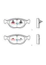 Ss Street Series Brake Pads Chrysler Crossfire Srt 6 2003 2007 Front DB15194SS - DBA | Universal Auto Spares