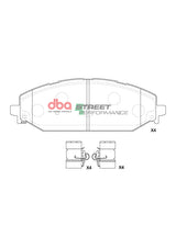 Sp Performance Brake Pads Dodge Ram 5.7 2018 On Front DB15195SP - DBA | Universal Auto Spares