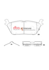 Xp Performance Brake Pads Dodge Ram 5.7 2018 On Rear DB15196XP - DBA | Universal Auto Spares