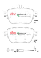 Sp Performance Brake Pads Mercedes E300 2020-2021 Rear DB15197SP - DBA