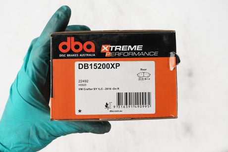 Xp Performance Brake Pads Volkswagen Crafter Sy 1LC 2016 On Rear DB15200XP - DBA