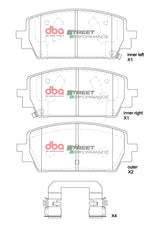 Sp Performance Brake Pads Genesis G80 2.5T/AWD 2020 On Front DB15205SP - DBA