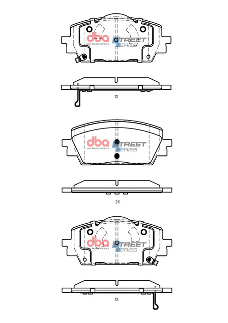Ss Street Series Brake Pads Genesis G80 2.5T/AWD 2020 On Front DB15205SS - DBA | Universal Auto Spares