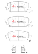 Xp Performance Brake Pads Genesis G80 2.5T/AWD 2020 On Front DB15205XP - DBA