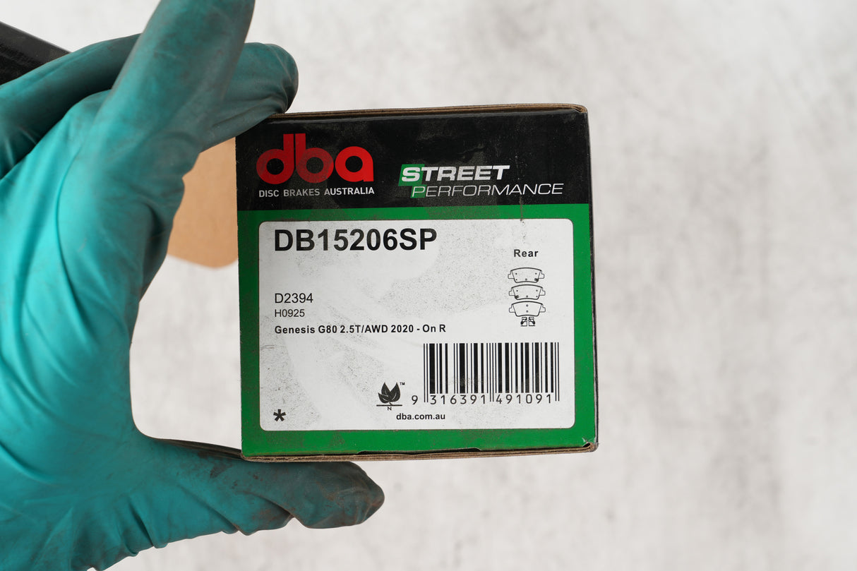 Sp Performance Brake Pads Hyundai Staria/Genesis G80 2.5T/AWD 2020 On Rear DB15206SP - DBA
