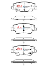 Ss Street Series Brake Pads Hyundai Staria/Genesis G80 2.5T/AWD 2020 On Rear DB15206SS - DBA | Universal Auto Spares