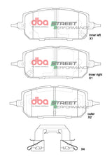 Sp Performance Brake Pads Mazda MX30 2020 > Front DB15207SP - DBA | Universal Auto Spares