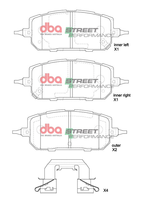 Sp Performance Brake Pads Mazda MX30 2020 > Front DB15207SP - DBA | Universal Auto Spares