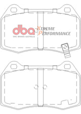 Xp Performance Brake Pads Nissan 350Z & Skyline 1990-2009 Front R90 Approved DB1520XP - DBA