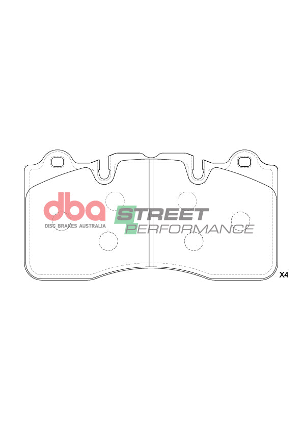 Sp Performance Brake Pads Alfa Romeo Stelvio/Giulia Quadrifoglio (Ceramic) 2015 > Front DB15216SP - DBA