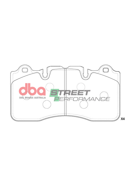 Sp Performance Brake Pads Alfa Romeo Stelvio/Giulia Quadrifoglio (Ceramic) 2015 > Front DB15216SP - DBA | Universal Auto Spares