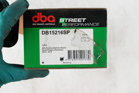 Sp Performance Brake Pads Alfa Romeo Stelvio/Giulia Quadrifoglio (Ceramic) 2015 > Front DB15216SP - DBA | Universal Auto Spares