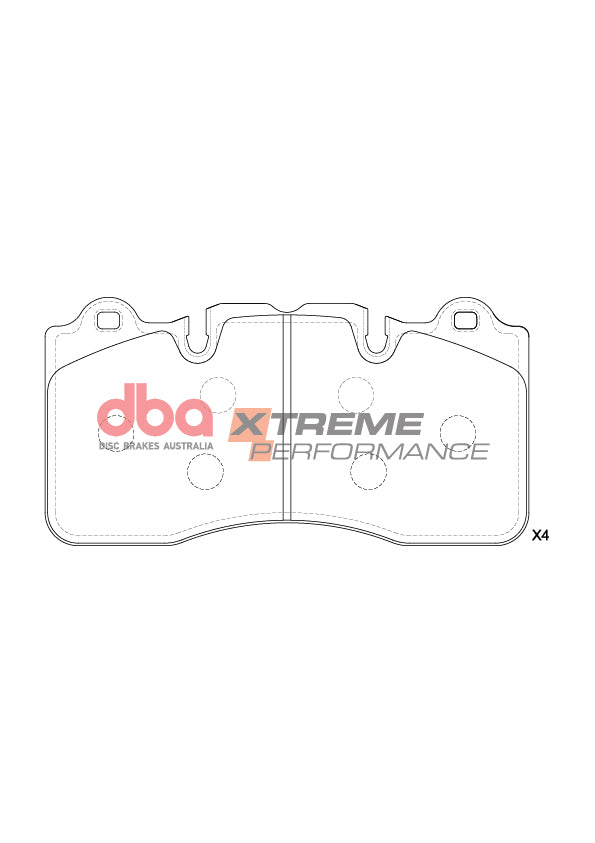 Xp Performance Brake Pads Alfa Romeo Stelvio/Giulia Quadrifoglio (Ceramic) 2015 > Front DB15216XP - DBA