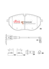 Xp Performance Brake Pads Volkswagen Multivan 2021 On Front DB15218XP - DBA