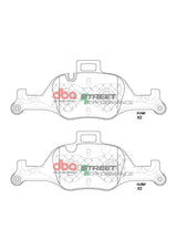 Sp Performance Brake Pads Bmw 530I (Non Sport) 07/2020 > Front DB15219SP - DBA