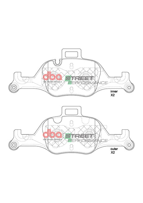 Sp Performance Brake Pads Bmw 530I (Non Sport) 07/2020 > Front DB15219SP - DBA | Universal Auto Spares
