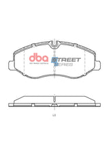 Ss Street Series Brake Pads Mercedes-Benz Vito Van 119 2015 On Front DB15220SS - DBA | Universal Auto Spares