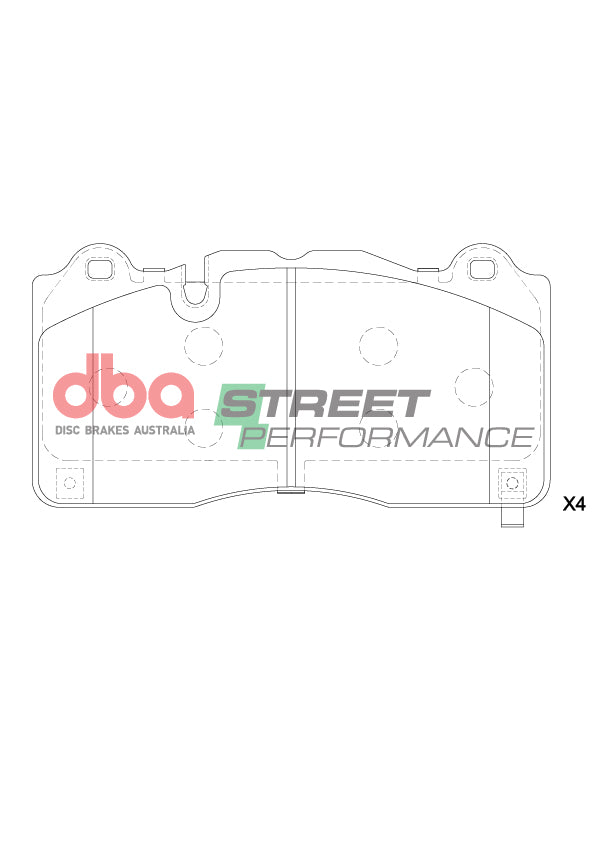Sp Performance Brake Pads Chev Camaro ZL1 2019 -> Front DB15224SP - DBA