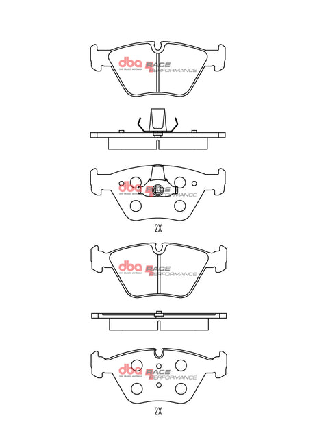 Race Brake Pads Bmw & Mg 1999-2014 Front DB1522RP - DBA | Universal Auto Spares