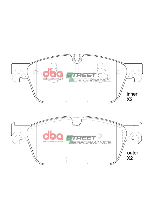 Sp Performance Brake Pads Mercedes-Benz Gl Gle Gls Ml 04/2012-01/2019 Front(suits Wear Sensor DBAWS1108 ) DB15261SP - DBA