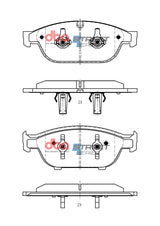 Ss Street Series Brake Pads Audi A6 A7 A8 1LF 1LL 2015-2019 Front DB15262SS - DBA