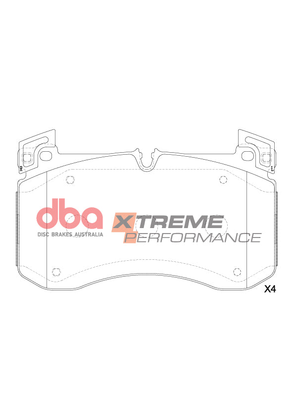 Xp Xtreme Performance Brake Pads Amg Gle Gls Sport Package 2018 -> Front DB15263XP - DBA