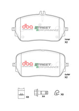 Sp Street Performance Brake Pads Amg Gle Gls Non-Sport 2018 -> Front DB15264SP - DBA