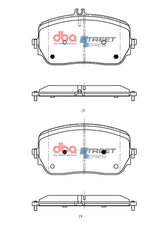 Ss Street Series Brake Pads Amg Gle Gls Non-Sport 2018 -> Front DB15264SS - DBA