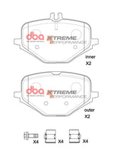 Xp Xtreme Performance Brake Pads Amg Gle Gls Non Sport 2018 -> Rear DB15266XP - DBA